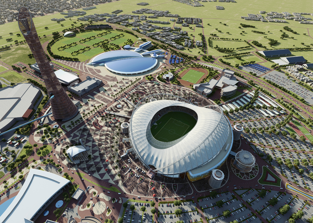 El Khalifa Stadium serpa una de las sedes del Mundial de Qatar 2022