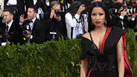 Nicki Minaj en la gala del Met.
