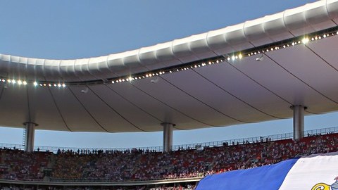 Estadio Chivas, durante el partido de vuelta de la Final del torneo Clausura 2017 de la Liga Bancomer MX, entre las Chivas Rayadas del Guadalajara y los Tigres de la UANL.