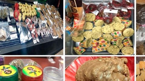 La fiscalía de Ciudad de México confiscó estas golosinas con droga.