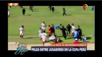 Pleito en la Copa Perú