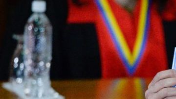 Tareck el Aissami, vicepresidente de Venezuela, está sancionado por EEUU por cargos de narcotráfico. FEDERICO PARRA/AFP/Getty Images