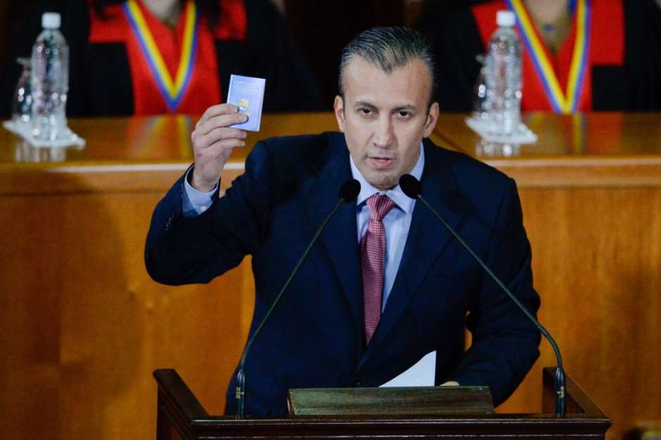 Tareck el Aissami, vicepresidente de Venezuela, está sancionado por EEUU por cargos de narcotráfico.