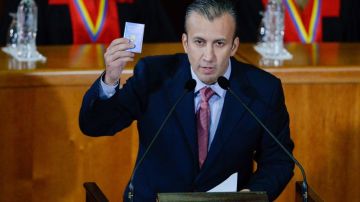 Tareck el Aissami, vicepresidente de Venezuela, está sancionado por EEUU por cargos de narcotráfico. FEDERICO PARRA/AFP/Getty Images