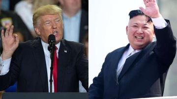 El presidente de EEUU, Donald Trump y el líder norcoreano, Kim Jong-un.