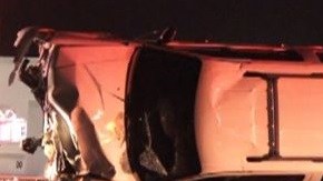 Imagen de los vehículos involucrados en el choque automovilístico.