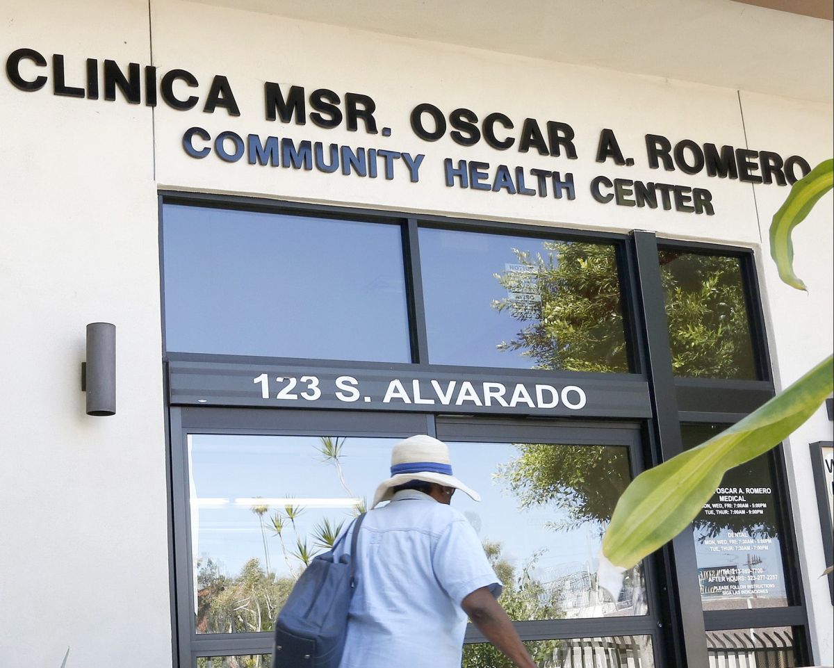 La clínica Monseñor Romero atiende a pacientes del centro y este de los Ángeles.