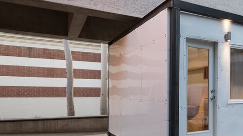Casa portátil construida por estudiantes de la UCS.