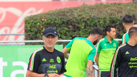 La selección mexicana se prepara para debutar ante Portugal en la Copa Confederaciones