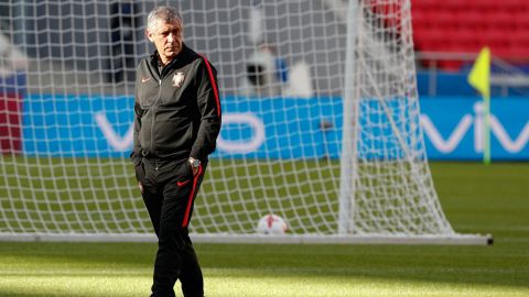 Fernando Santos, técnico de la selección de Portugal