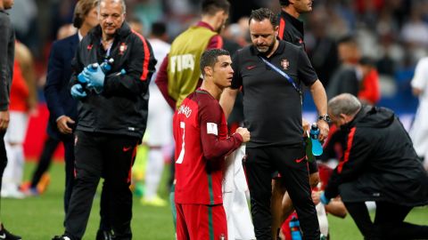 Cristiano Ronaldo se quedó con las ganas de patear un penalti.