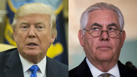 Tillerson se nego a desmentir que llamó al presidente "idiota"