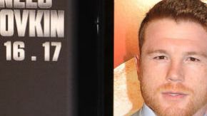 Shannon de Lima y Saúl "Canelo" Álvarez.