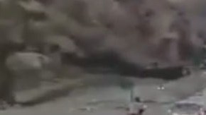 Imagen del los vehículos poco antes del enfrentamiento.