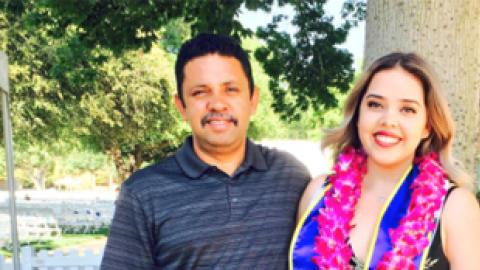 Gabby de 23 años, vive en San Bernardino, California