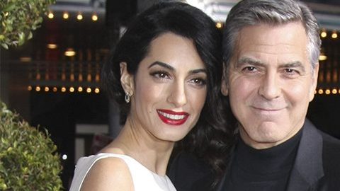George y Amal Clooney