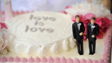 Pastel para boda gay.