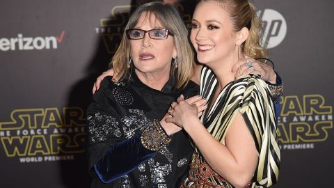 Carrie Fisher y Billie Lourd