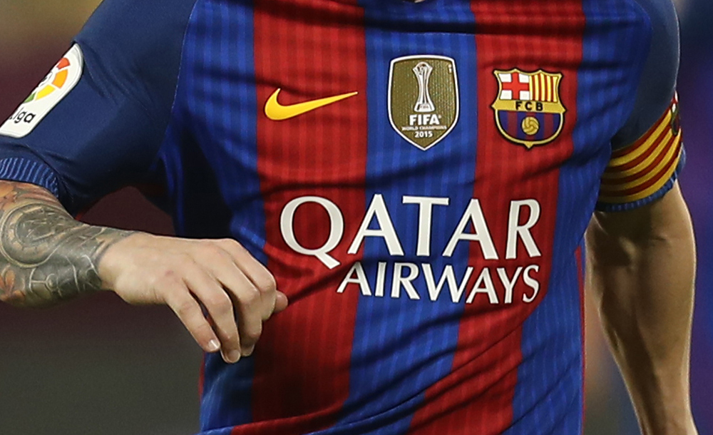 Qatar Airways es el patrocinador del Bacelona