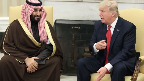 El príncipe Mohammed bin Salman ya se reunió con el presidente Donald Trump el año pasado.