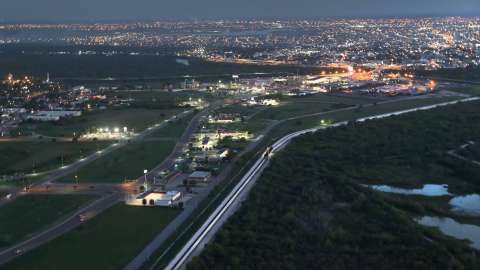 Customs And Border Protection Patrols U.S. Border As Illegal Crossings Plummet