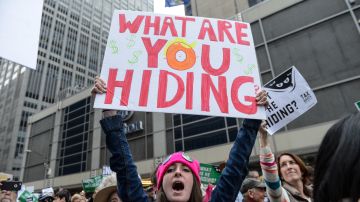 Tax Day Activists Hold Marches In Major U.S. Cities
