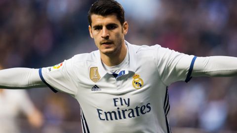 Álvaro Morata, delantero del Real Madrid.