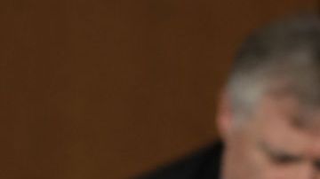 La senadora federal por California, Kamala Harris, en una de las audiencias del Comité de Inteligencia del Senado.