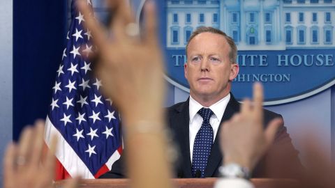 Sean Spicer habló de las supuestas grabaciones a las que se refirió el presidente Trump.
