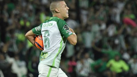 Mateus Uribe, volante del Atlético Nacional de Medellín