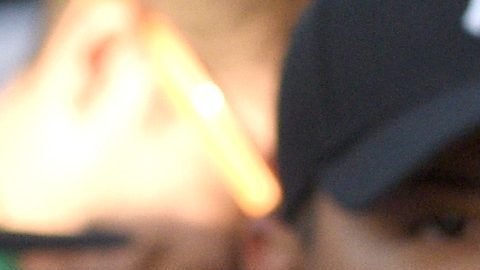 Canelo Álvarez a su llegada a Los Ángeles para promocionar su pelea.