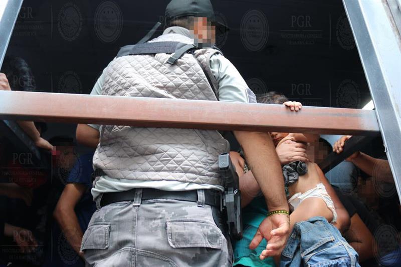 El grupo se dirigía a la frontera con Estados Unidos