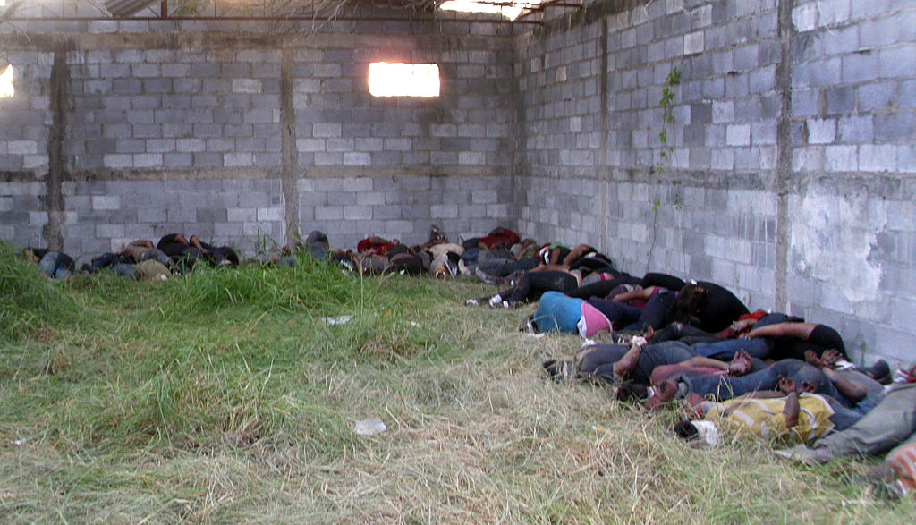 La masacre de 72 inmigrantes en San Fernando, Tamaulipas.