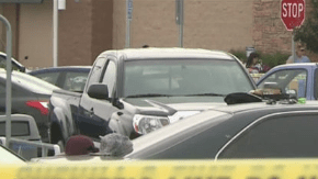 Vehículo en el que sucedió el enfrentamiento con la policía.