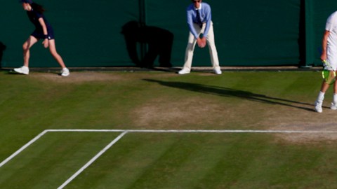 El mal estado de las canchas en Wimbledon desata la polémica