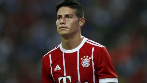 James Rodríguez, delantero colombiano del Bayern Munich