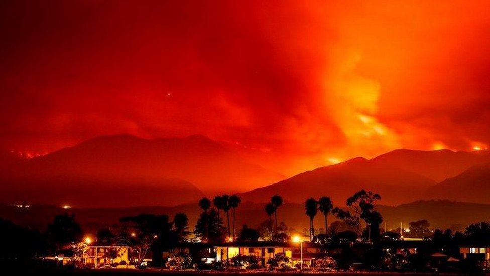Impresionantes fotos de los incendios forestales que azotan a California