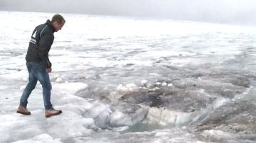 Encuentran restos de pareja en glaciar