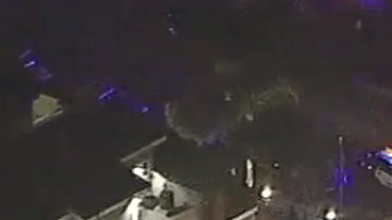 Policía en Seal Beach.