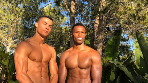 Cristiano Ronaldo y su amigo José Semedo se encuentran de vacaciones.