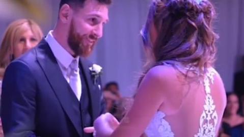 Leo Messi y el momento más emotivo de la noche.