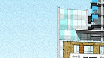 Imagen proyectada del probable aspecto de las viviendas.