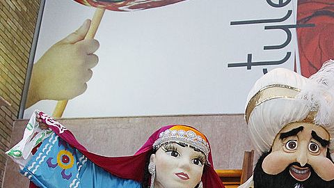 Festival en Tashkent, Uzbekistán. Yves Forestier/Getty Images