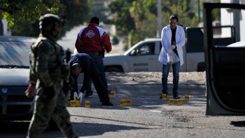 Jornada violenta en Baja California.