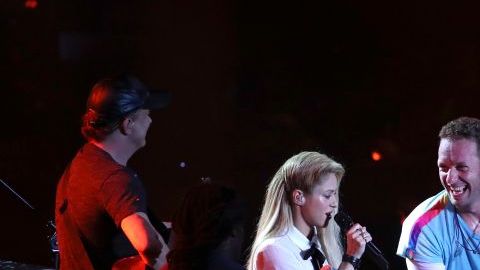 Shakira y Chris Martin