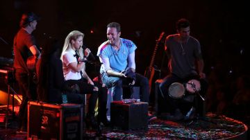 Shakira y Chris Martin
