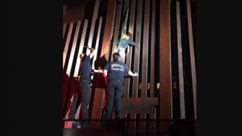 La mujer quiso regresar al lado mexicano
