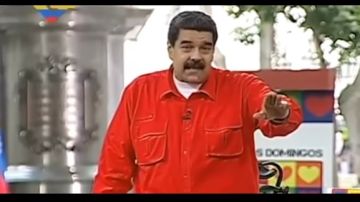 Nicolás Maduro,  presidente de Venezuela.