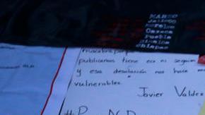 Un grupo de periodistas en una jornada de duelo por el asesinato del periodista Javier Valdez, en Puebla