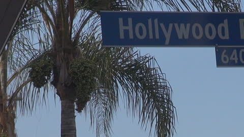 Cruce en el bulevar Hollywood.